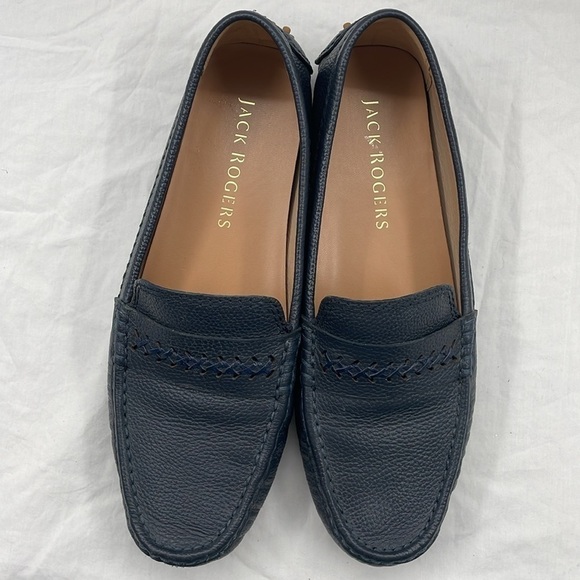 NEW! Jack Rogers Dolce Driver Leather Slip On Loafers. 9.5B. - Picture 6 of 15